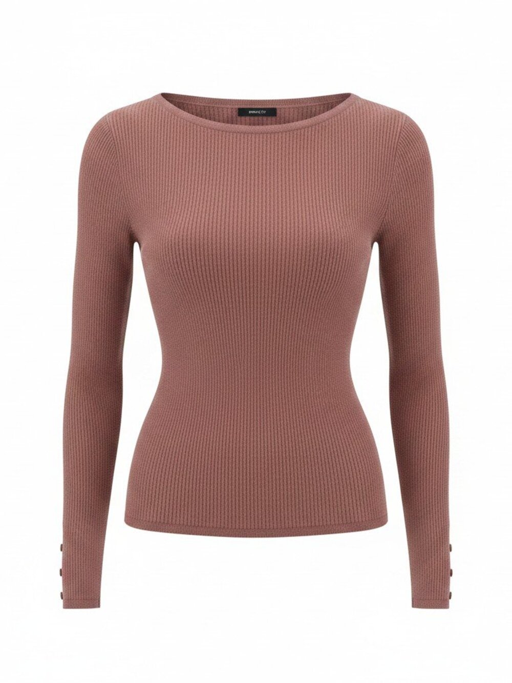 RW&CO. Dusty Rose Ribbed Long Sleeve Knit Top - Size XS